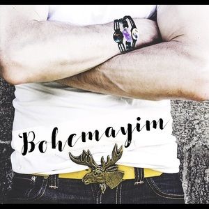 PRIZ’MATIK  ɛnədʒi  ENAMEL MENS WARRIOR BRACELET