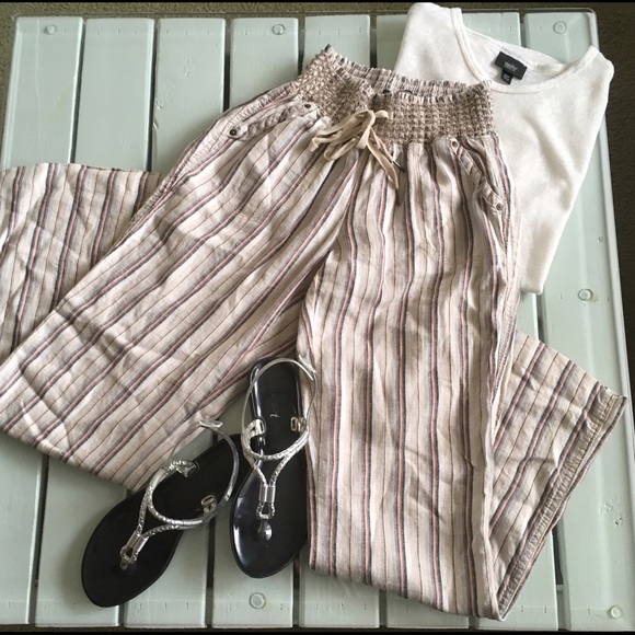 Rewash brand linen pants Clearance