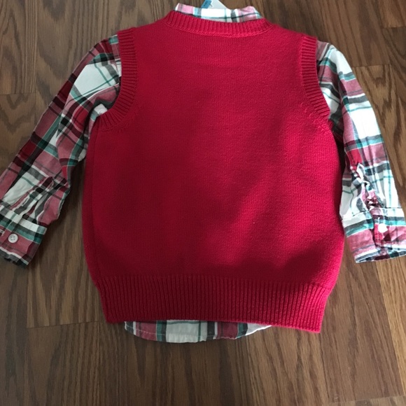 👦🏻Long sleeve Polo w/Vest👦🏻 - Picture 4 of 4