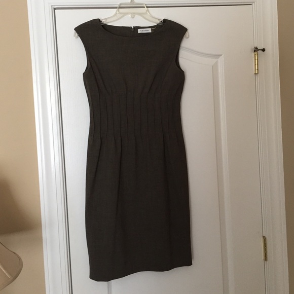 Olive colored Business dress