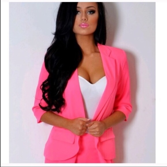 Pink blazer
