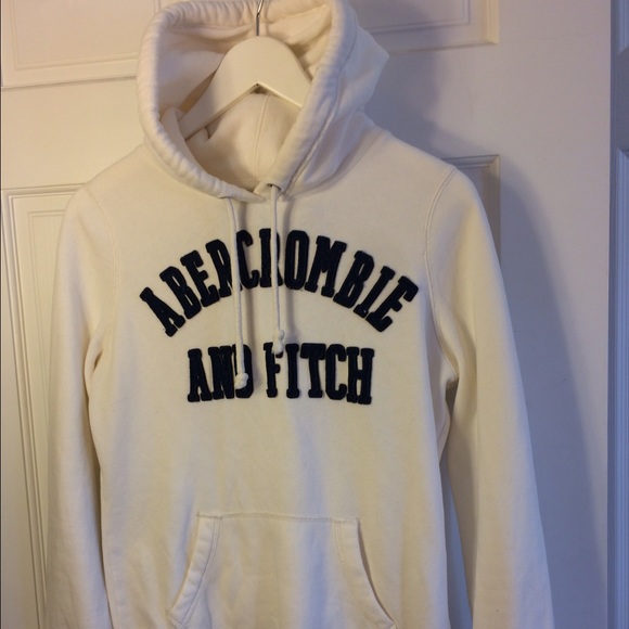 Abercrombie and Fitch white sweatshirt