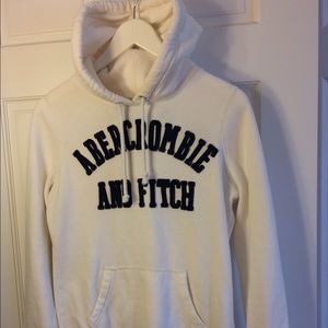 Abercrombie and Fitch white sweatshirt