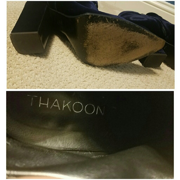 Giuseppe Zanotti for Thakoon blue velvet bootie - Picture 4 of 4