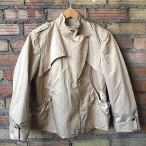 Caché Cropped tan jacket