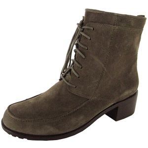 Elizabeth & James Taupe Suede 'Wilda' Ankle Boots