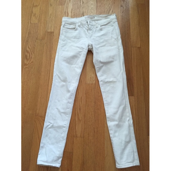 J brand white skinny jeans