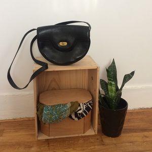 AUTHENTIC Christian Dior black leather bag