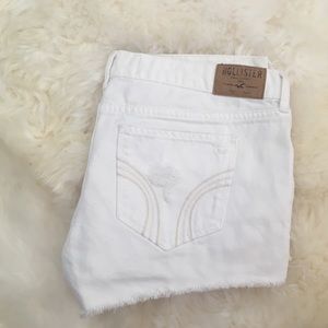 White Hollister Shorts!