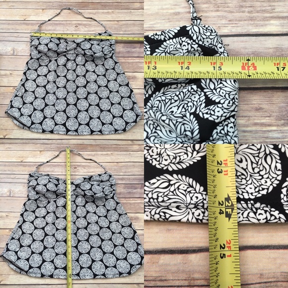 SOLD 🌿XL Stylus Tube Top Tankini Polka Dot Swim - Picture 2 of 4