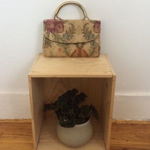 Vintage floral handbag
