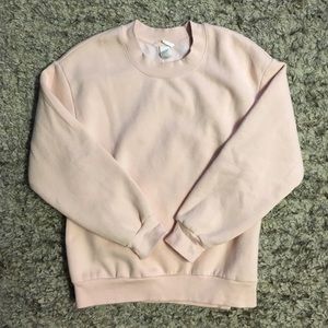 [NEW] H&M light peach/pink oversized sweater Sz.L