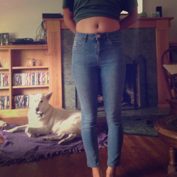 Topshop Stretch above the ankle jeans