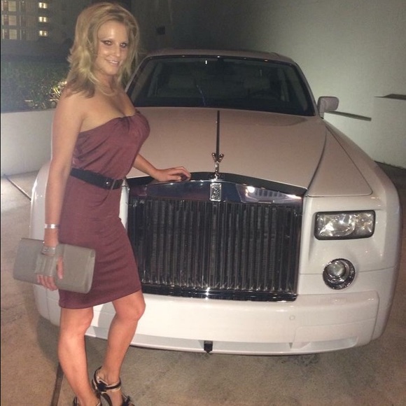 Marciano Maroon Strapless Dress S EUC $225