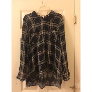 Band of Gypsies Plaid Button Down