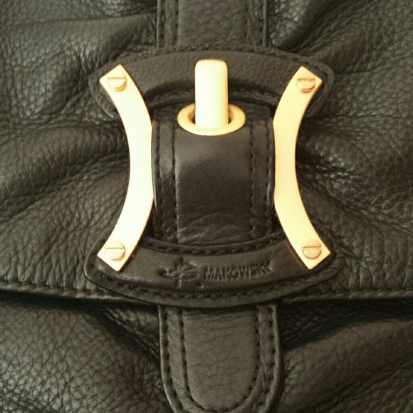 Makowsky leather shoulder bag. - Picture 2 of 6