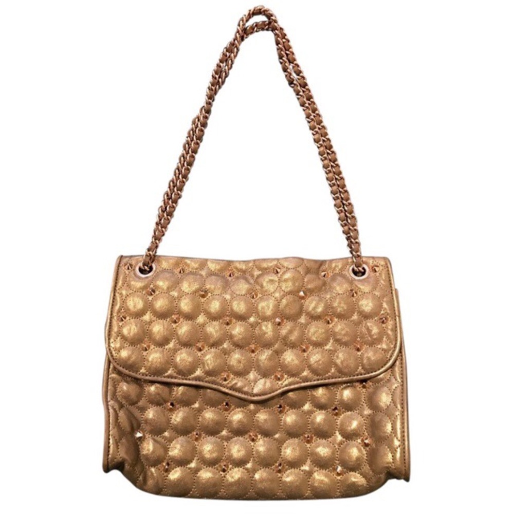 RARE Rebecca Minkoff Studded Affair Rose Gold Bag