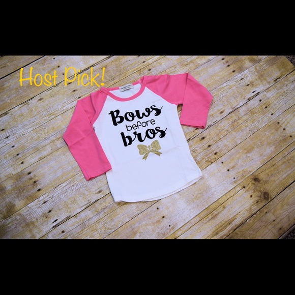 Bows Before Bros Toddler Tee - Picture 4 of 5