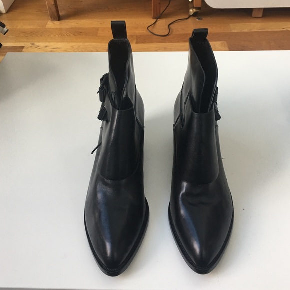 Alexander Wang Black Ankle Booties