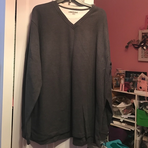 Men's layered long sleeve