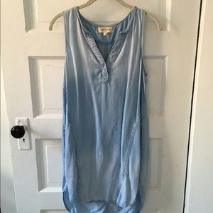 Anthropologie's Cloth and Stone Chambray dress