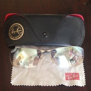 Iridescent Ray Ban glasses