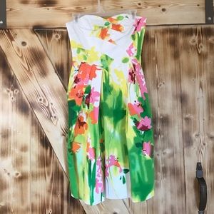 Suzi Chin for Maggie Boutique strapless dress
