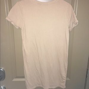 Tan t shirt dress!