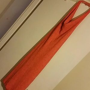 Bodycon Beaded Halter Dress