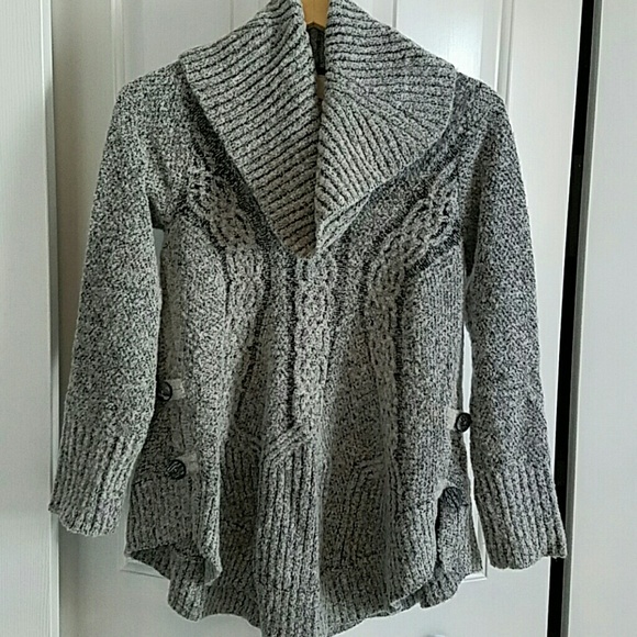 Angel of the North Cabled Boucle Sweater