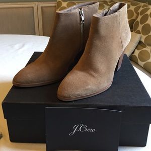 J. Crew Laine Suede Ankle Boots