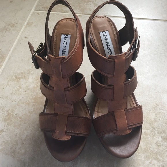 Steve Madden Leather Platforms