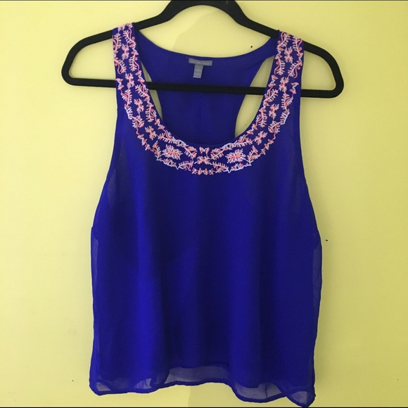 ✨💋 Royal Blue Charlotte Russe Tank Top 💋✨