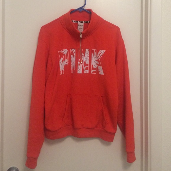 VS PINK zip pullover