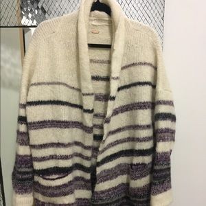 Free People striped cardigan