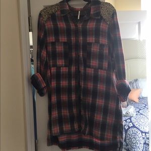Free People flannel shirt