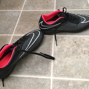 Nike hypervenom turf cleats.