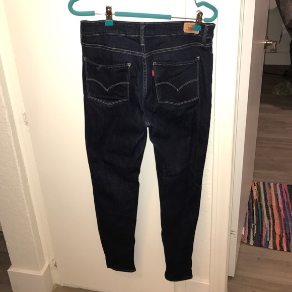 LEVIS DARK DENIM SUPER SKINNY JEANS 👖😍 - Picture 2 of 4
