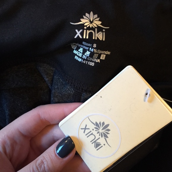 Xinki Black and Grey Leggings - Picture 4 of 4