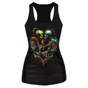 3D Gothic Punk Tank Top