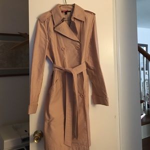 Gorgeous pink Lafayette 148 trench coat.