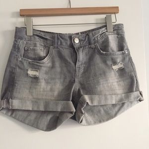 PRICE REDUCED: Grey denim cut-off shorts
