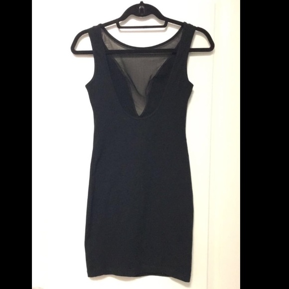 NEVER WORN American Apparel Minidress w/mesh v-cut - Picture 2 of 2