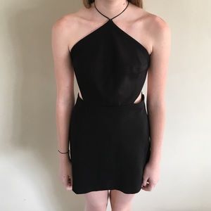 Silence and noise black dress
