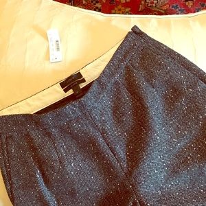 J Crew Metallic Sequin Martie pants