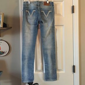 Vigoss collection light blue jeans.