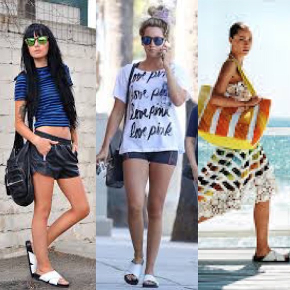 EUC Sam Edelman Adora slides sandals leather 5 / 6 - Picture 2 of 3