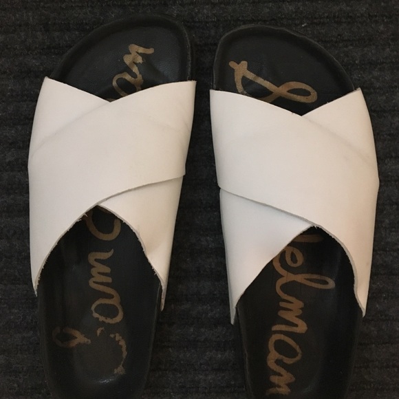 EUC Sam Edelman Adora slides sandals leather 5 / 6 - Picture 3 of 3
