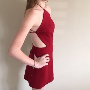 Silence and noise red dress
