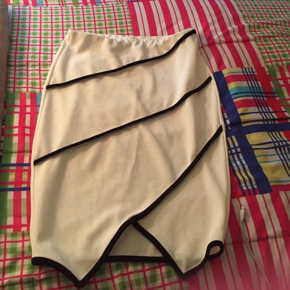 Knee length pencil skirt